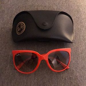 Orange Ray-Ban Glasses